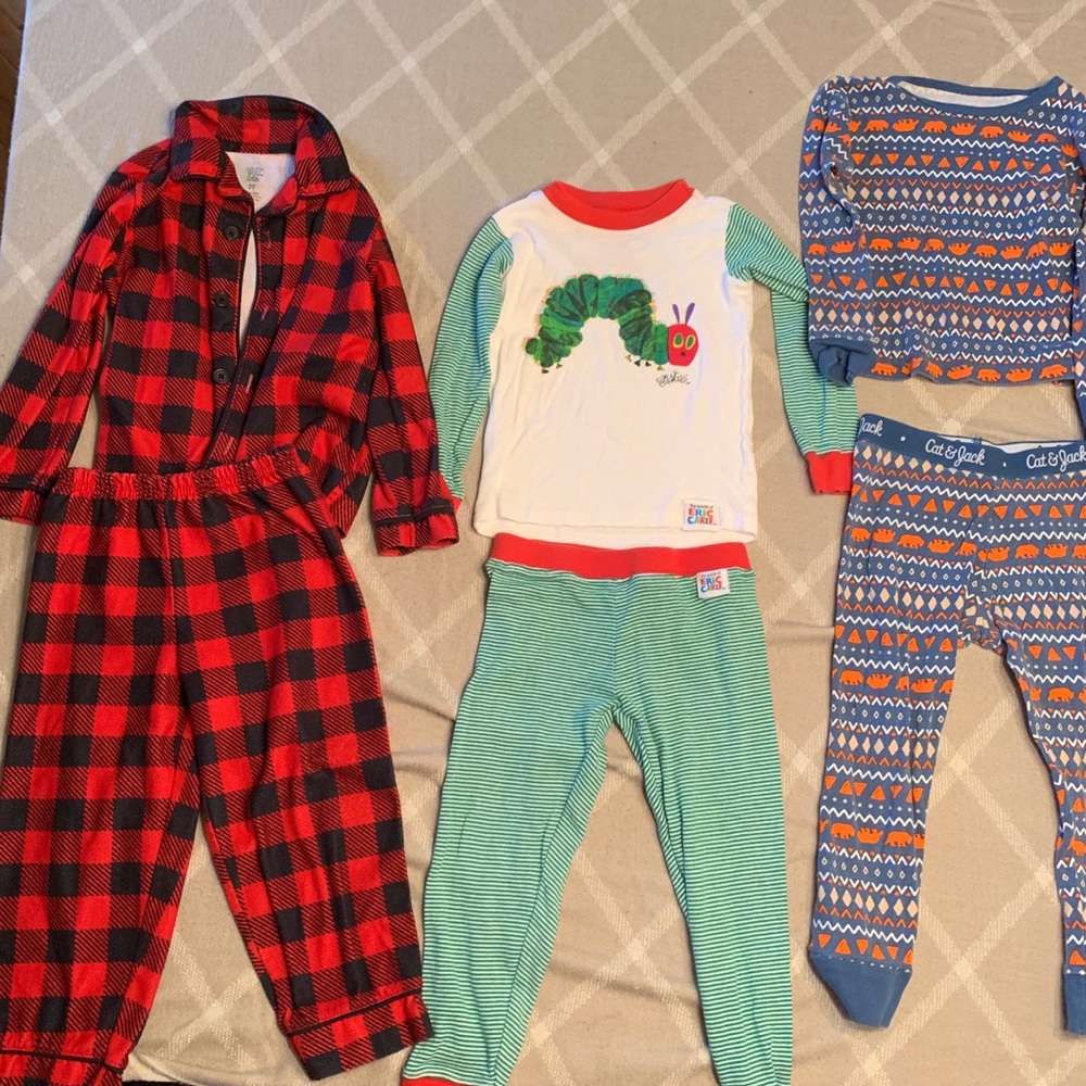 3 Pairs of Toddler Pajamas